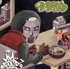 Doom from Marvel sitting in a chair with a bottle of ale in one hand and a spon to a soup that has 'THE Finest' written on it Doom from Marvel sitting in a chair with a bottle of ale in one hand and a spon to a soup that has 'THE Finest' written on it